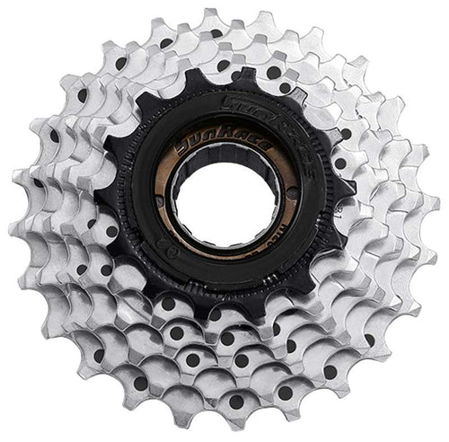 Sunrace freewheel 6 speed 14-28t zink in doosje