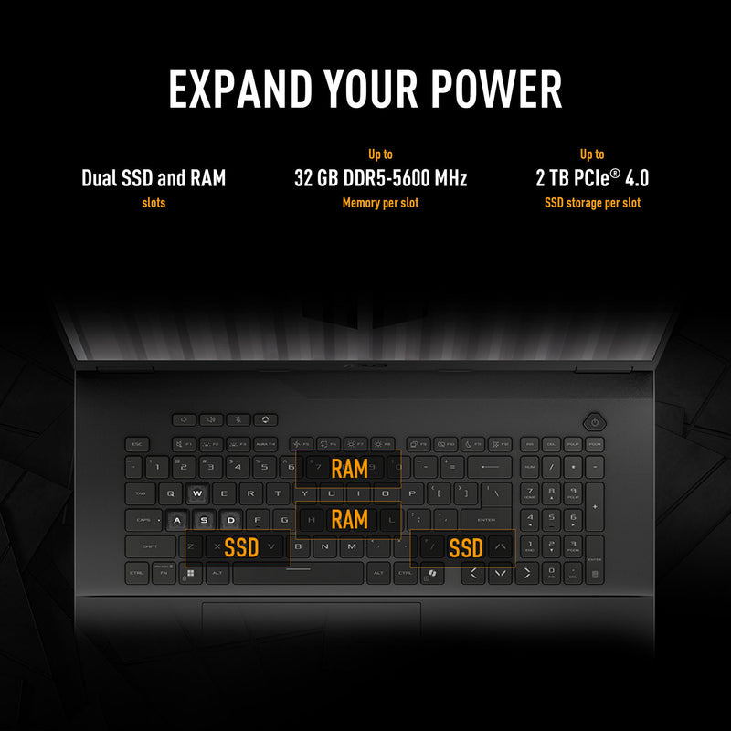 Load image into Gallery viewer, Asus tuf gaming a18 fa808up-s8011w 18 gaming laptop (zwart grijs | r7 260 | rtx 5070 | 16 gb | 1 tb ssd)
