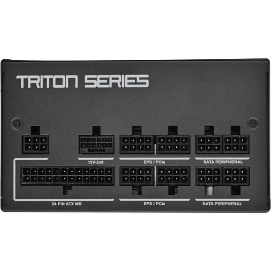 Silverstone triton 1000rz modulaire 1000 watt voeding (zwart, 1x 12v-2x6, 4x pcie)