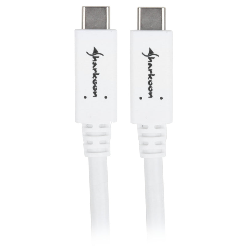 Load image into Gallery viewer, Sharkoon usb-c 3.2 > usb-c kabel (wit, 0,5 meter )
