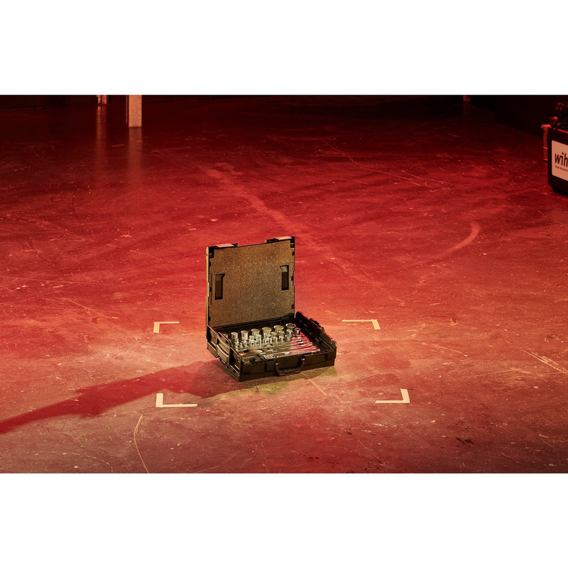 Load image into Gallery viewer, Wiha dopsleutel- en bitset 1 4 en 1 2 (60-dlg. incl. l-boxx)
