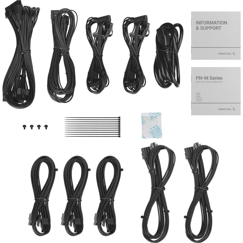 Afbeelding laden in galerijviewer, Deepcool pn650m modulaire 650 watt voeding (zwart, 3x pcie)
