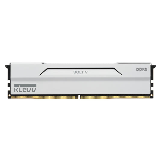 Klevv bolt v 32 gb ddr5-6000 (2x 16 gb) werkgeheugen (wit, kd5agu880-60a300i, xmp 3.0, expo)
