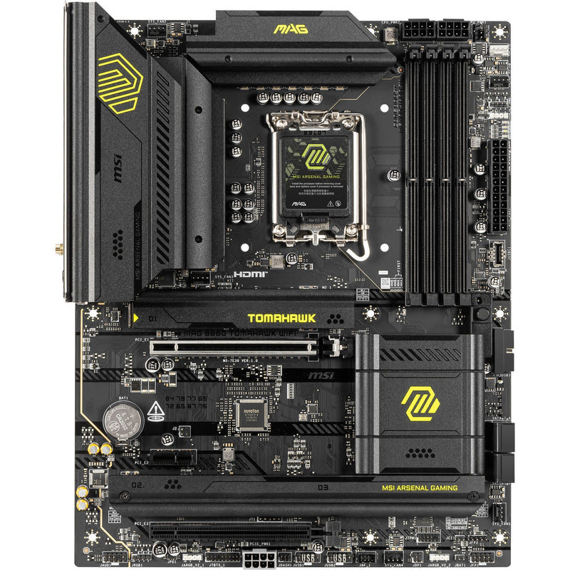 Load image into Gallery viewer, Msi mag b860 tomahawk wifi socket 1851 moederbord (raid, 5gb-lan, wi-fi 7, bt, sound, atx)
