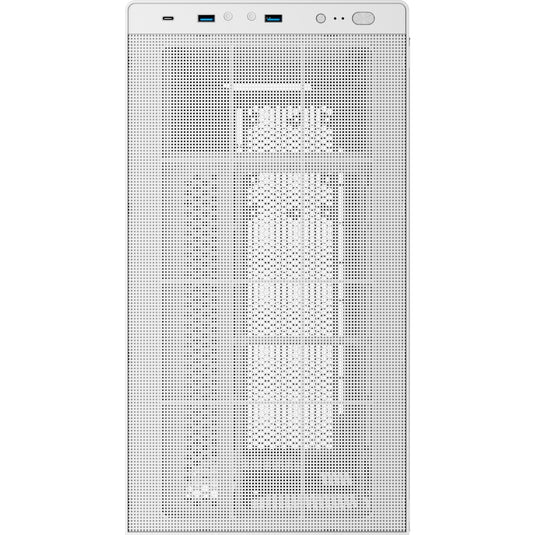 Aerocool stormfront mini mini tower behuizing (wit | 2x usb-a | 1x usb-c | window)