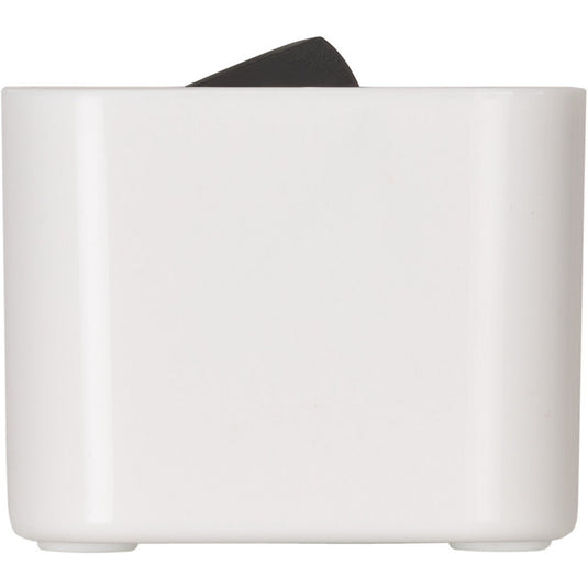 Brennenstuhl ecolor 4-voudige stekkerdoos met 2 usb-laadaansluitingen stekkerdoos (wit zwart, 2x usb-c)