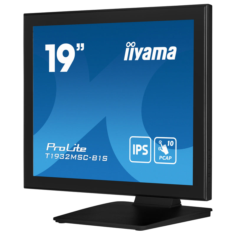 Load image into Gallery viewer, Iiyama prolite t1932msc-b2s 19 touchscreen monitor (zwart, vga, hdmi, displayport, audio, touchscreen)

