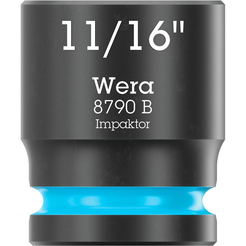 Load image into Gallery viewer, Wera 9608 dop-magneetstrip b impaktor imperial 1 dopsleutel (zwart groen, 9‑delig)
