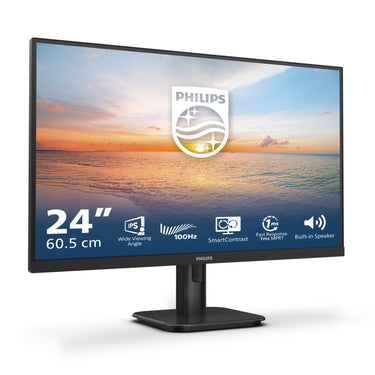Philips 24e1n1200a 00 23.8 monitor (zwart, vga, hdmi, displayport, audio, 120 hz)