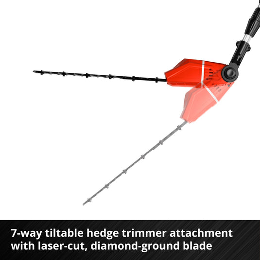 Einhell accu tuin-multitool ge-hc 18 li t solo stoksnoeizaag (rood, accu en oplader niet inbegrepen)