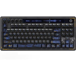8bitdo retro 87 mechanical keyboard - mecha break (zwart, us lay-out (qwerty), kailh box jellyfish pro glaze, 80% (tkl), abs keycaps, hot-swap, bluetooth le 5.0, wireless 2.4ghz, usb)