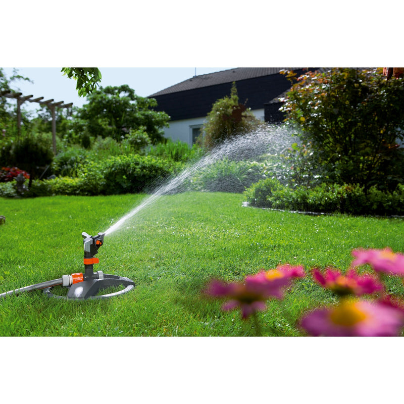 Load image into Gallery viewer, Gardena premium pulserende sector- en cirkelsproeier (grijs oranje, 8135-20)

