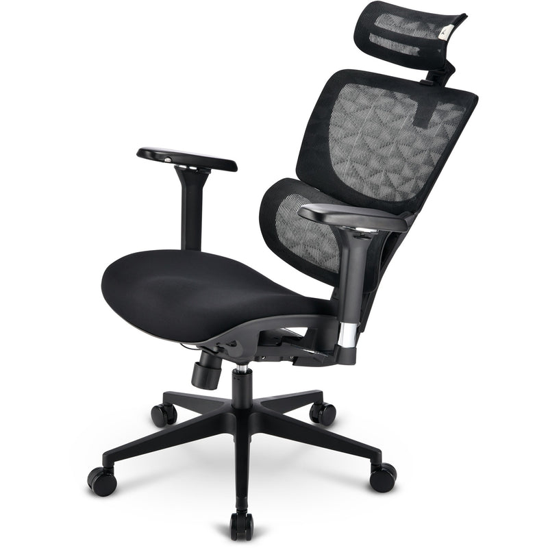 Load image into Gallery viewer, Sharkoon officepal c40 stoel (zwart)
