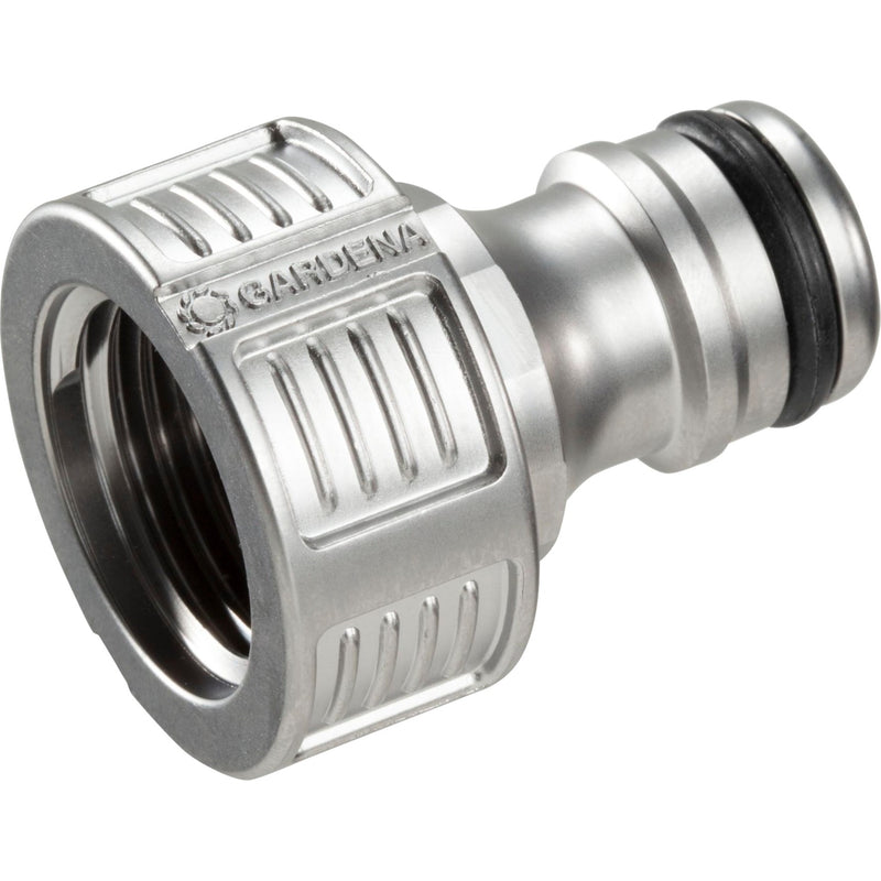 Load image into Gallery viewer, Gardena premium kraanstuk 21 mm (g 1 2 ) (zilver, 18240-50)
