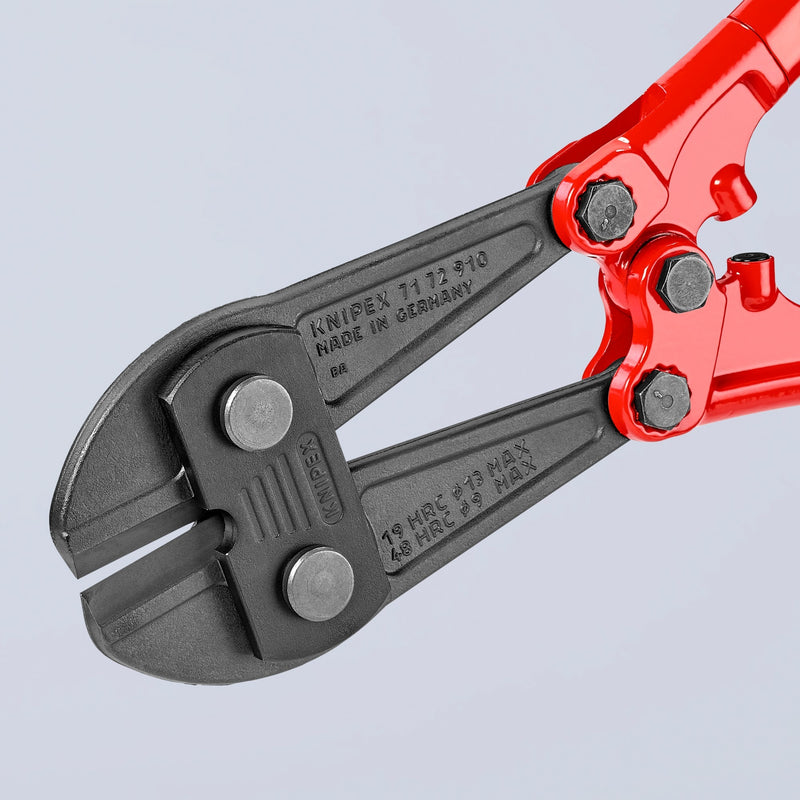 Load image into Gallery viewer, Knipex boutensnijder 71 72 910 kniptang (rood blauw, middensnijder, geschroefd scharnier)
