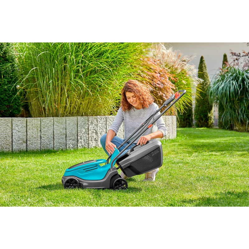 Load image into Gallery viewer, Gardena accugrasmaaier powermax 30 18v p4a set (zwart turquoise, incl. li-ion accu 4,0ah, power for all alliance)
