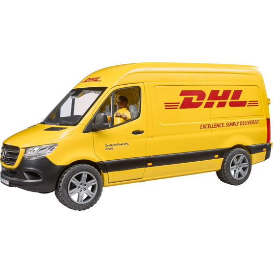 Bruder mb sprinter dhl met bestuurder modelvoertuig (02671)
