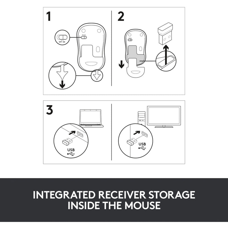 Load image into Gallery viewer, Logitech wireless mouse m185 (grijs, retail)
