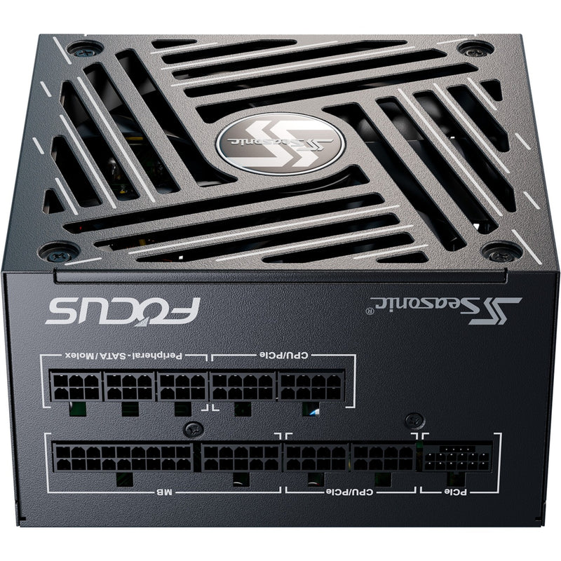 Load image into Gallery viewer, Seasonic focus gx-750-v4 atx3.1 modulaire 750 watt voeding (zwart, 2x pcie)
