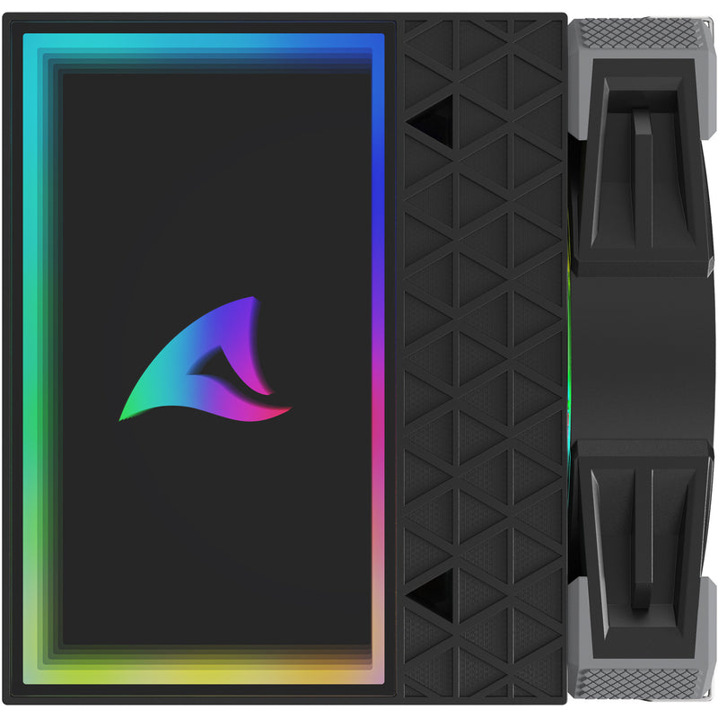 Load image into Gallery viewer, Sharkoon a60 rgb cpu-koeler (zwart, 4-pins pwm fan-connector)
