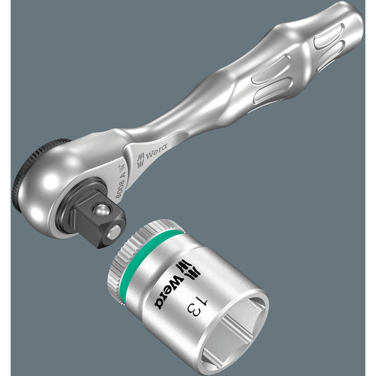Wera 8008 a zyklop mini 3 ratel met 1 4 -aandrijving