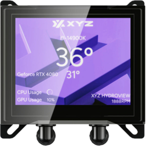 Afbeelding laden in galerijviewer, Xyz pc gear hydroview aio 360 waterkoeling (zwart, argb, pwm)
