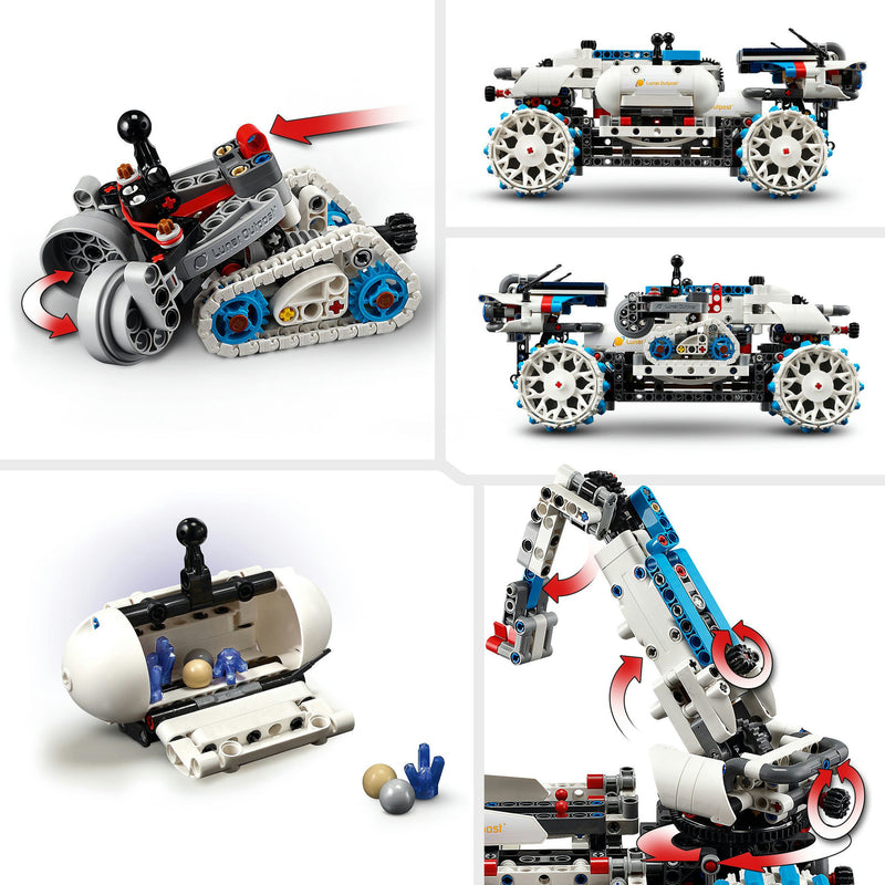 Load image into Gallery viewer, Lego technic 42211 lunar outpost maanrover ruimtevoertuig
