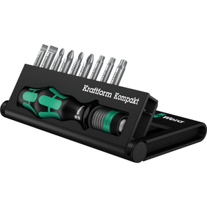 Wera kraftform kompakt 10 bitset (zwart groen, 10-delig)