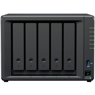 Synology diskstation ds1525+ nas (zwart, 2x lan, usb)