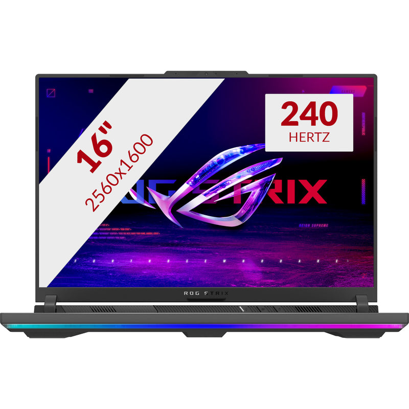 Load image into Gallery viewer, Asus rog strix g16 g614fr-s5213w 16 gaming laptop (grijs groen | ryzen 9 9955hx | rtx 5070 ti | 32 gb | 1 tb ssd)
