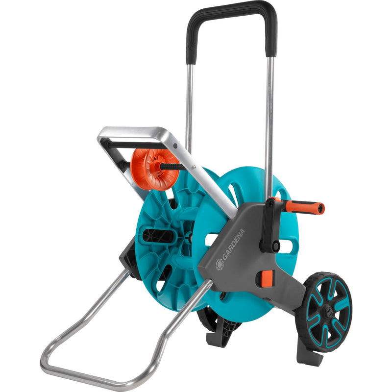 Load image into Gallery viewer, Gardena slangenwagen aquaroll m easy (turquoise grijs, 18515-20)
