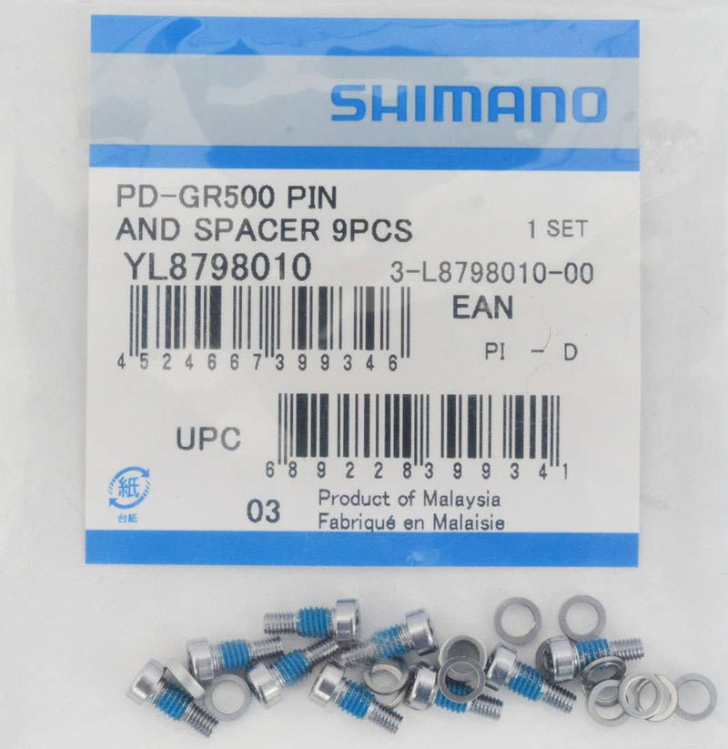 Load image into Gallery viewer, Shimano replacement pins for pd-gr500 m820 mx80 (9 pieces)

