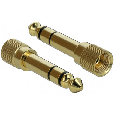 Delock stereokabel 3,5 mm 3 pin-stekker > 3,5 mm 3 pin-stekker (zwart, 0,5 meter)