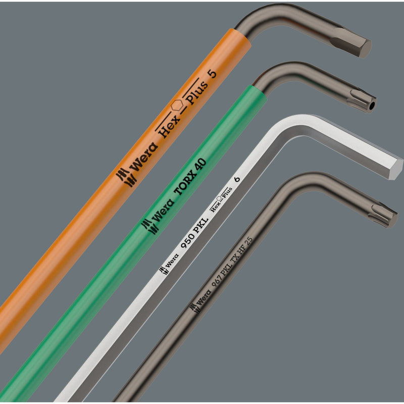 Load image into Gallery viewer, Wera inbussleutelset torx 967 9 tx bo multicolour 1 sb (9-delig, torx t8 tot t40)
