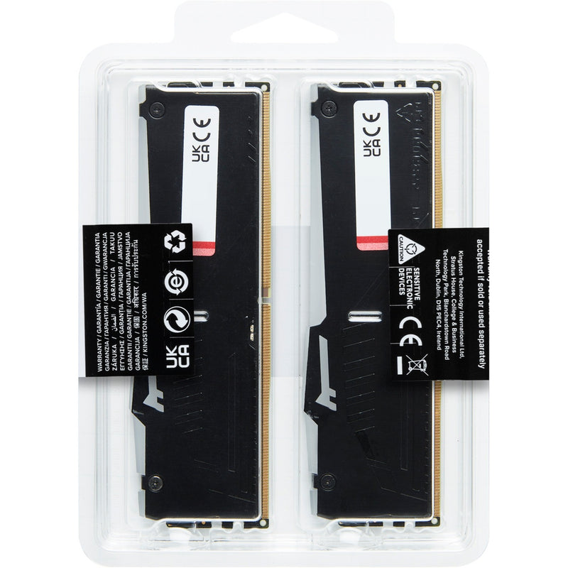 Load image into Gallery viewer, Kingston fury beast rgb 32 gb ddr5-5600 (2x 16 gb) werkgeheugen (zwart, kf556c36bbeak2-32, xmp 3.0, expo)
