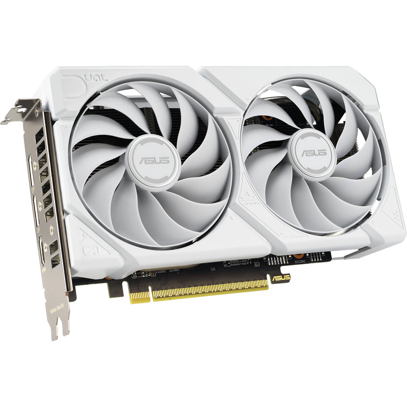 Load image into Gallery viewer, Asus radeon rx 9060 xt dual white edition 16gb grafische kaart (wit, rdna4, gddr6, 2x displayport, 1x hdmi 2.1)
