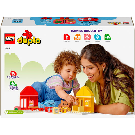 Lego duplo - dagelijkse gewoontes - eten en slapen constructiespeelgoed (10414)