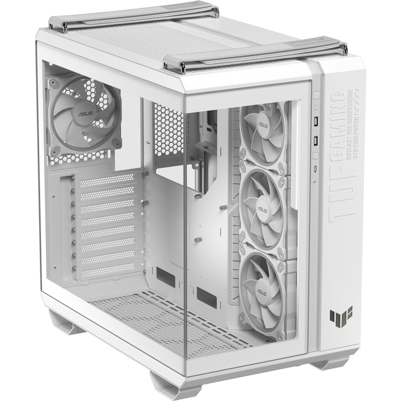 Load image into Gallery viewer, Asus tuf gaming gt502 horizon argb midi tower behuizing (wit | 3x usb-a | 1x usb-c | tempered glass)
