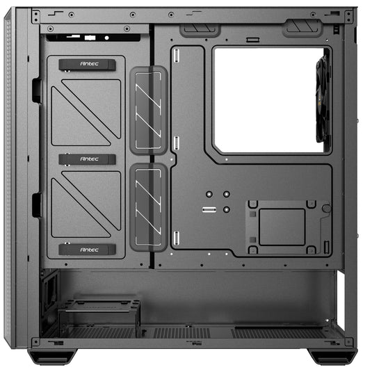 Antec p7 s midi tower behuizing (zwart zilver | 2x usb-a | 1x usb-c)