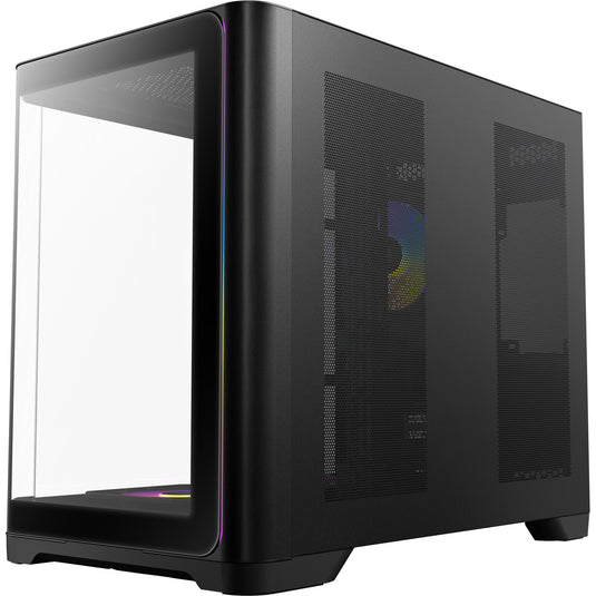 Antec c5 curve argb midi tower behuizing (zwart | 2x usb-a | 1x usb-c | tempered glass)