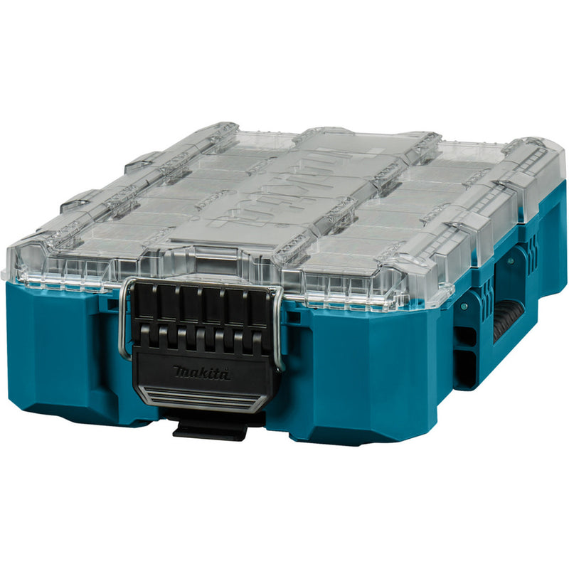 Load image into Gallery viewer, Makita maktrak organizer medium p-91045 gereedschapsbox (blauw zwart)
