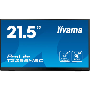 Iiyama prolite t2255msc-b1 21.5 monitor (zwart, hdmi, displayport, 2x usb-a)