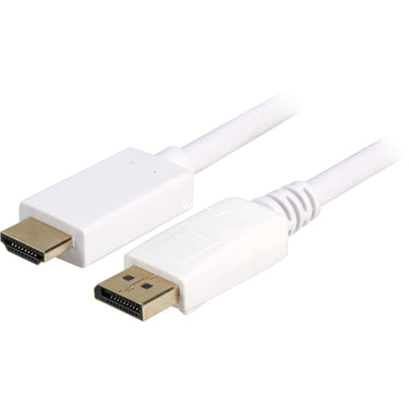 Sharkoon displayport 1.2 > hdmi adapter (wit, 1 meter, 4k)