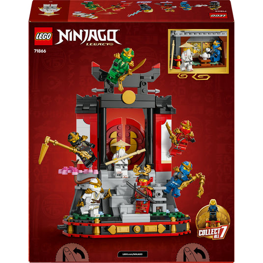 Lego ninjago 71866 15-jarig jubileum: display met ninjapersonages