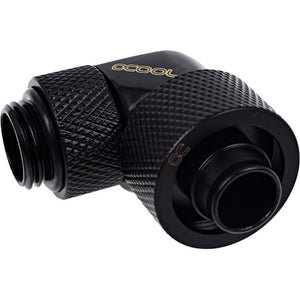 Alphacool eiszapfen 16 10mm compression fitting verbinding (zwart, draaibaar aan schroefdraadzijde)