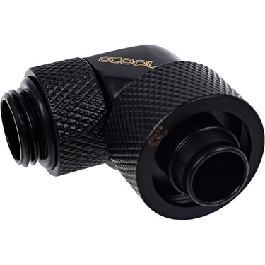 Alphacool eiszapfen 16 10mm compression fitting verbinding (zwart, draaibaar aan schroefdraadzijde)