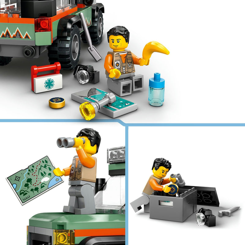Load image into Gallery viewer, Lego city - 4x4 terreinwagen voor in de bergen constructiespeelgoed (60447)
