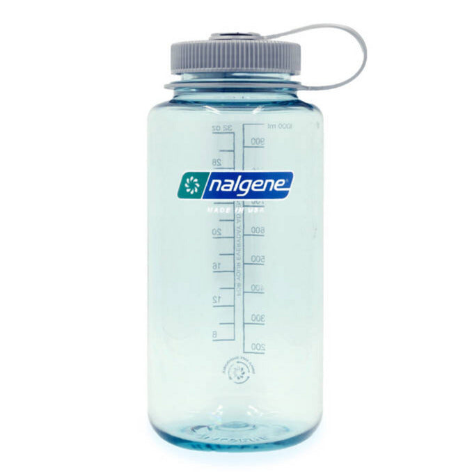 Load image into Gallery viewer, Nalgene wide mouth sustain water bottle, 1 liter drinkfles (lichtblauw)
