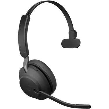 Jabra evolve2 65, ms mono on-ear headset (zwart, microsoft teams, bluetooth)