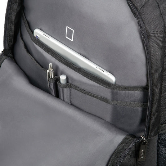 Samsonite american tourister at work rugzak 17.3 inch (zwart oranje)